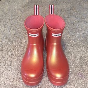 Hunter Short Nebula Play Rain Boot